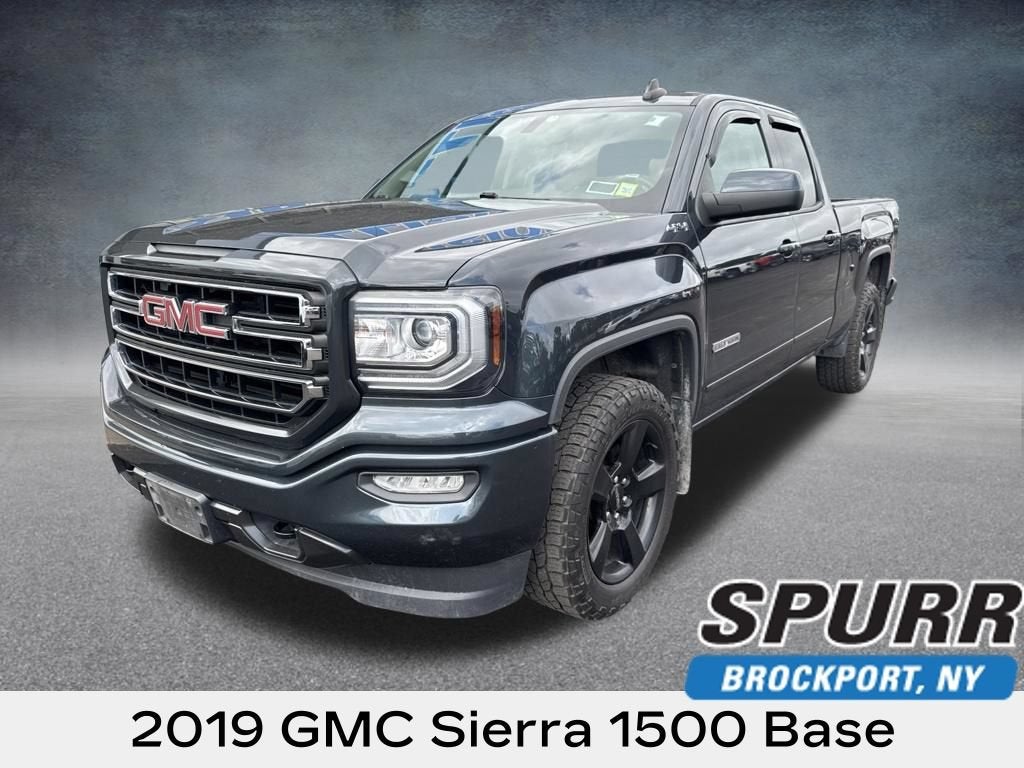 2019 GMC Sierra 1500 Limited NA in Dark Slate Metallic — front three-quarter view