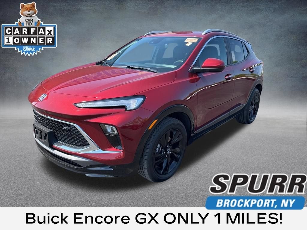 2024 Buick Encore GX Sport Touring in Cinnabar Metallic — front three-quarter view