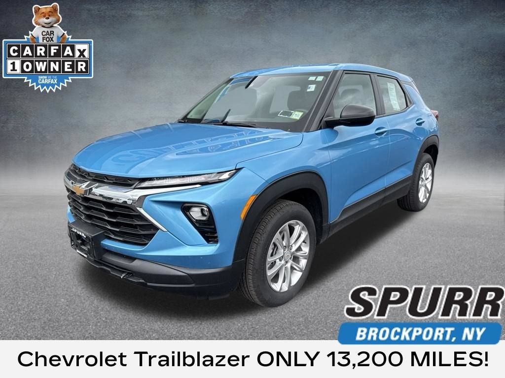 2025 Chevrolet Trailblazer LS in Marina Blue Metallic — front three-quarter view